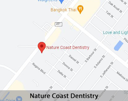 Map image for Dental Center in Beverly Hills, FL
